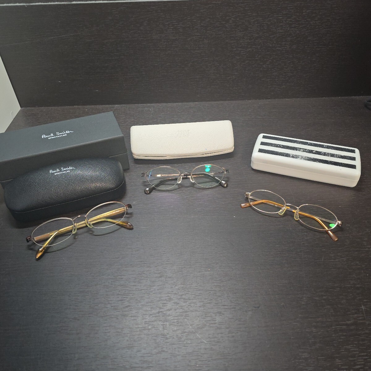 【眼鏡】 セット アニエスベー 999.9 ポール・スミス 老眼鏡 度有り レディース 中古拍卖