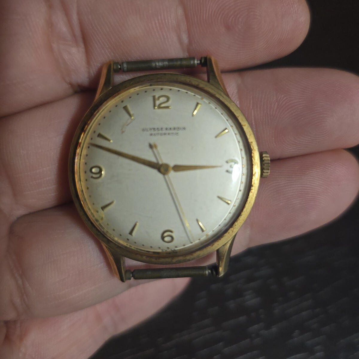 ユリス・ナルダン  腕時計 メンズ 自動巻き アンティーク 中古拍卖