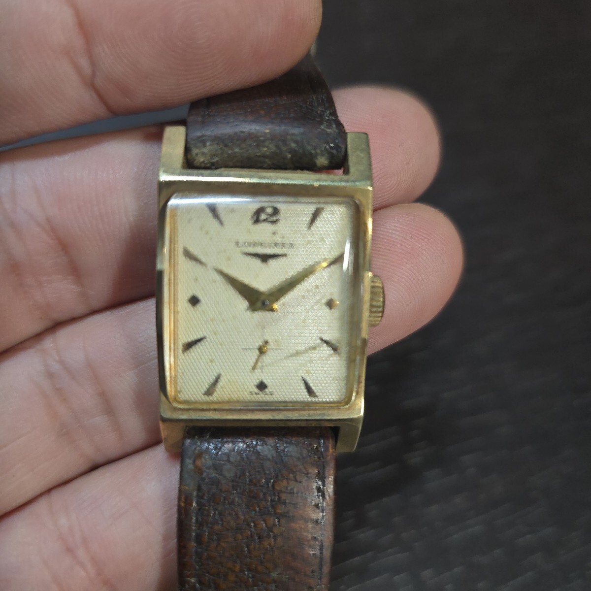 ロンジン LONGINES 手巻き 14KGOLD L&K アンティーク 腕時計拍卖