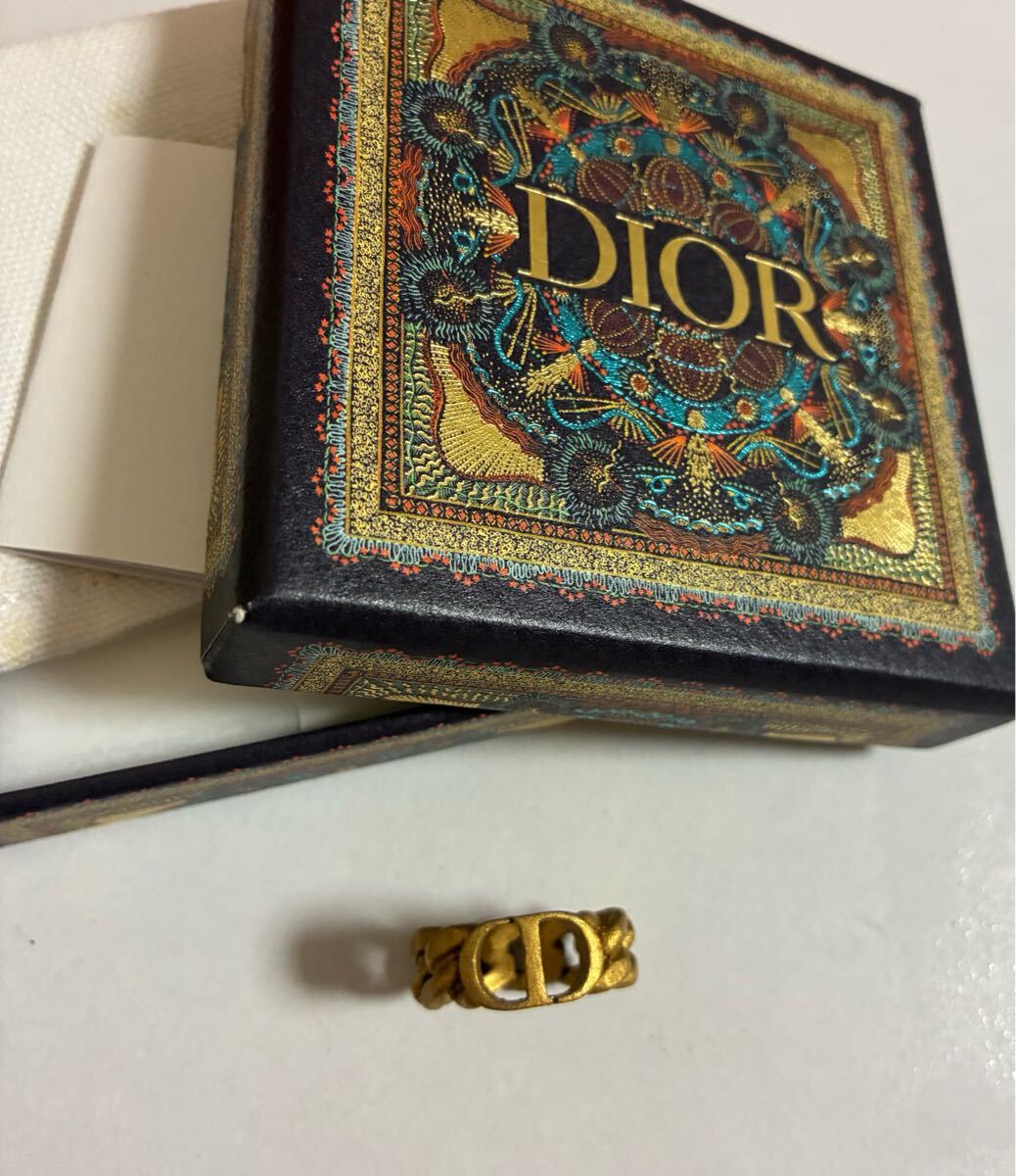 ディオール Dior クリスチャンディオール アクセサリー ゴールド リング 指輪 ロゴ拍卖