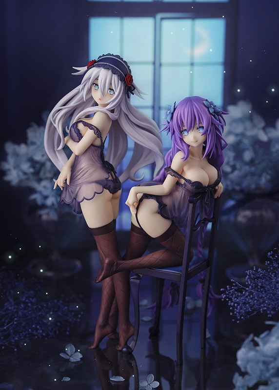 フレア ネプテューヌ パープルハート&ブラックハート ベビードールver. フィギュア ★即決★ 未開封 新品 国内正規品拍卖