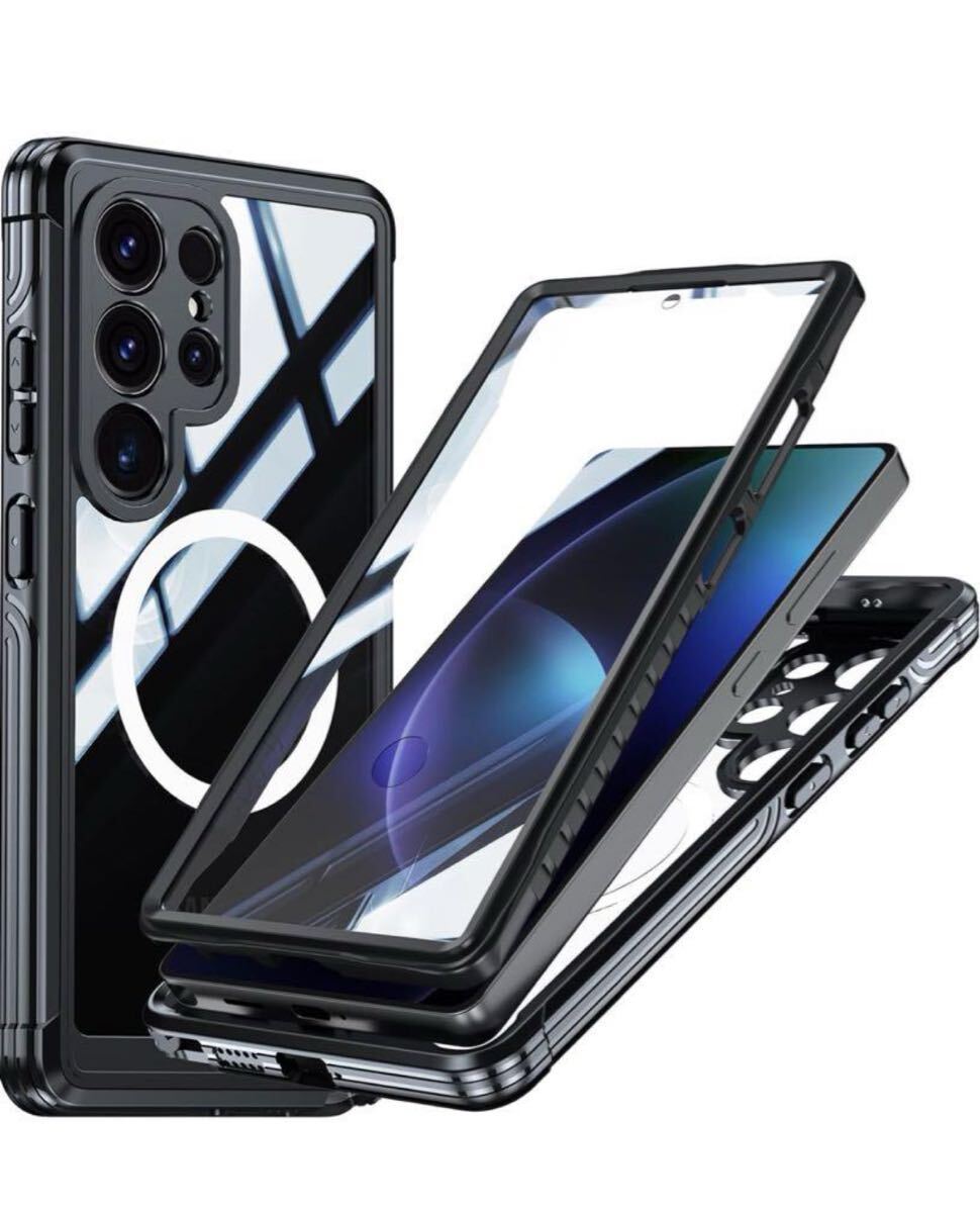 ギャラクシー S25 ウルトラ 両面 ケース クリア Samsung Galaxy S25 Ultra/SC-52F 拍卖