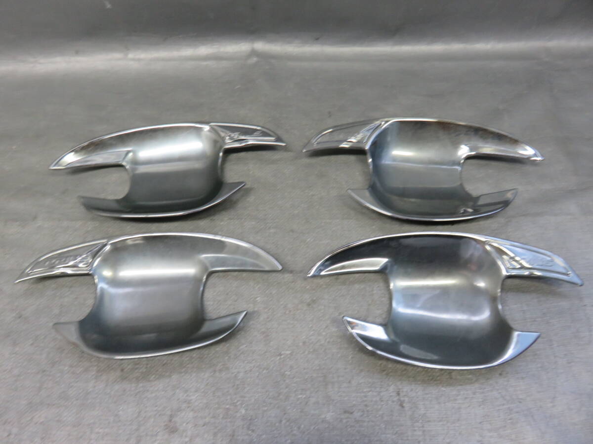 ★STD7320/トヨタ プリウス ZVW30 ZVW35 純正 メッキ ドアハンドル カバー ガーニッシュ プロテクター 左右4枚セット拍卖