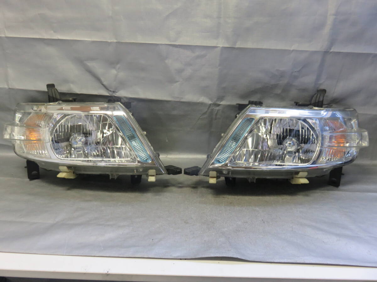★STD7460/点灯OK 日産 セレナ C25 CC25 NC25 CNC25 純正HID ヘッドライト ヘッドランプ/運転席側/助手席側/左右セット レベ付 バラスト付拍卖