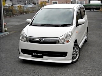 「ライブスポーツ」ミラ カスタム(L275S)用フロントアンダーフラップ(FRP白ゲル)拍卖