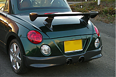 「ファーストモールディング」コペン COPEN(L880K)用リアスカート(カーボン)拍卖