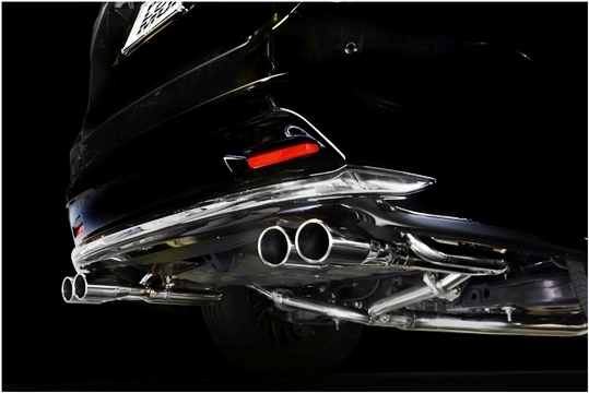 「スルガスピード/SURUGA」60系ハリアー ハイブリッド(AVU65W)2AR用PFSループサウンドマフラー(モデリスタ用左右4本出し)拍卖