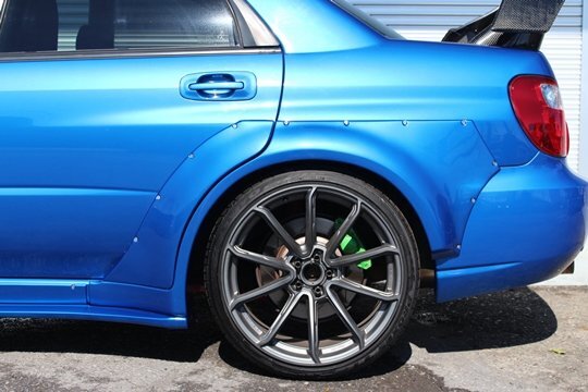 「ショーリン/SHORIN」インプレッサ(GD系)用リアフェンダー拍卖