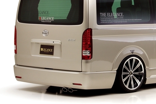 「ジェイクラブ/LEGANCE」200系ハイエース ワイド(Ⅰ~Ⅶ型)用リアバンパー(LEDリフレクタータイプ)拍卖