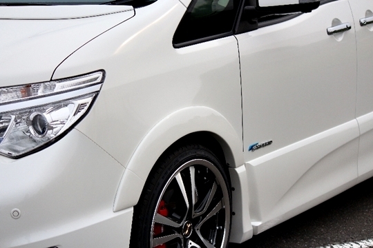 「ショーリン/SHORIN」セレナ ハイウェイスター(C26)後期用+10mm オーバーフェンダーx1台分拍卖