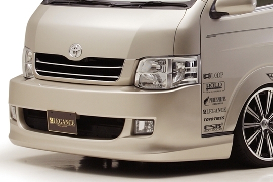 「ジェイクラブ/LEGANCE」200系ハイエース ワイド(Ⅲ型)用フロントバンパー Ver.1拍卖