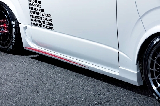 「Kブレイク/F200GT」200系ハイエース(ナロー 5ドア/ロング)Ⅳ型用サイドステップx左右拍卖