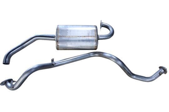 「サクソン/SUXON」ジープ(J57)G54B/2.6L用4x4マフラー(スチール/ストレートテール)拍卖