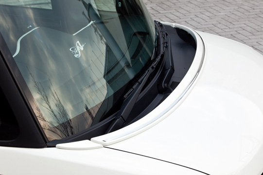 「南海オート/ALLURE」N-BOX カスタム(JF1/JF2)用ボンネットスポイラー(メッキモール付き)拍卖