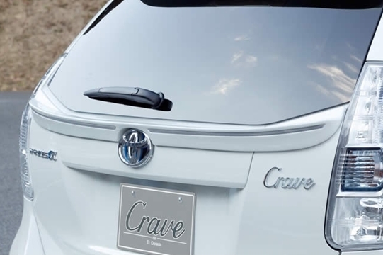 「クレイヴ/Crave」40系プリウス α(ZVW40/41)前期用リアゲートウイング(メッキモール付き)拍卖