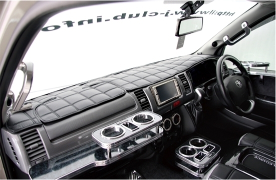 「ジェイクラブ/LEGANCE」200系ハイエース ナロー用ワッフルダッシュマット (5色選択)拍卖