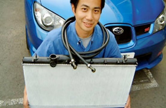 「マルシェ/Jspeed」インプレッサ spec-C(GDB)&レガシィ(BG5/BD5)EJ20/AT車用ボロンコーティングラジエーター(コア厚25mm)拍卖