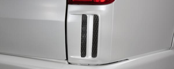 「K'SPEC/GLANZEN」200系ハイエース(TRH/KDH200系)Ⅰ~Ⅳ型用リアコーナーダクトパネルx左右拍卖