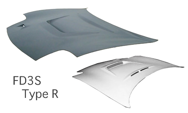 「高勢スタウト/STOUT」RX-7(FD3S)用エアロボンネット TypeR(FRP)拍卖