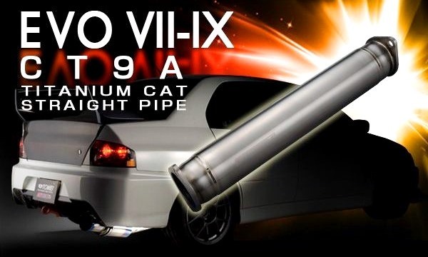 「東名パワード/TOMEI」ランサー エボⅦ~Ⅸ(エボ7~9/CT9A)4G63用チタン触媒ストレートパイプ拍卖