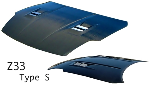 「高勢スタウト/STOUT」フェアレディZ(Z33)前期用エアロボンネット TypeS(カーボン)拍卖