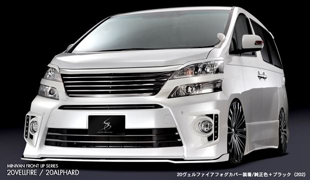 「K'SPEC/MINIVAN」20系ヴェルファイア Z(GGH/ANH20・25W)後期用フロントスポイラー TypeS拍卖