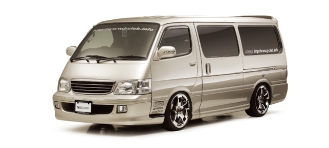 「ジェイクラブ/LEGANCE」100系ハイエース ワゴン(最終型)用エアロ4点セット拍卖