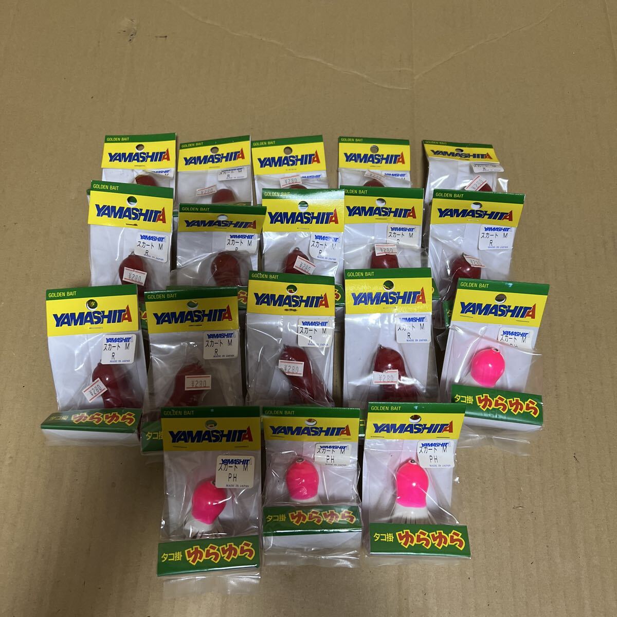 YAMASHITA. タコ掛ゆらゆら 未開封保管品。 18個セット。 629拍卖