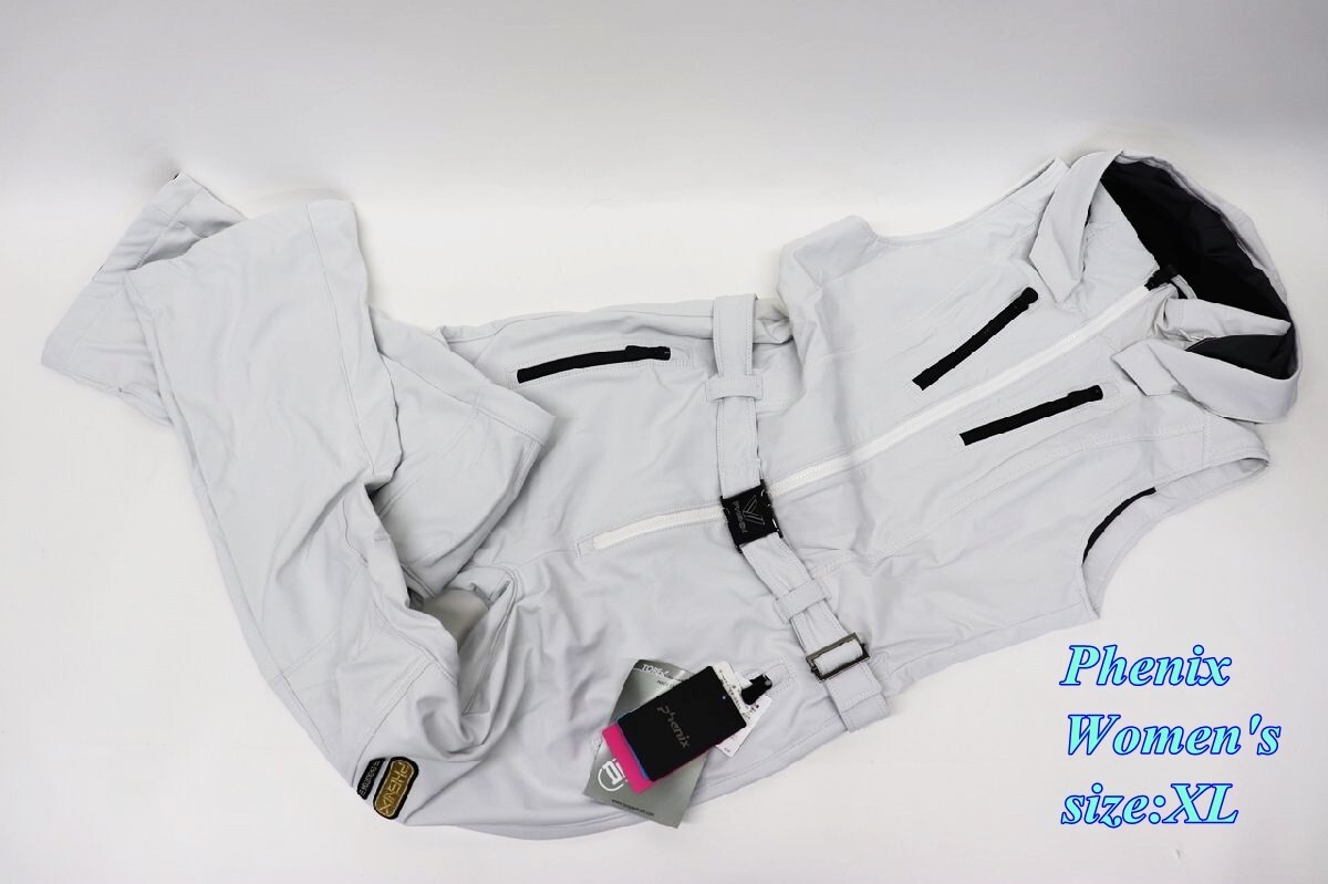Phenix フェニックス レディース スキー ジャンプスーツ ワンピース 袖なし XL ホワイト PS6820B51 スポーツ R2510-129拍卖