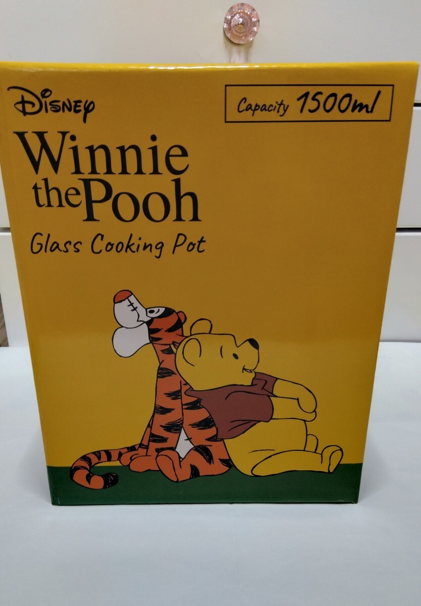 winnie the pooh くまのプーさん ガラスクッキングポット 17cm 2025 Disney 未使用非売品拍卖