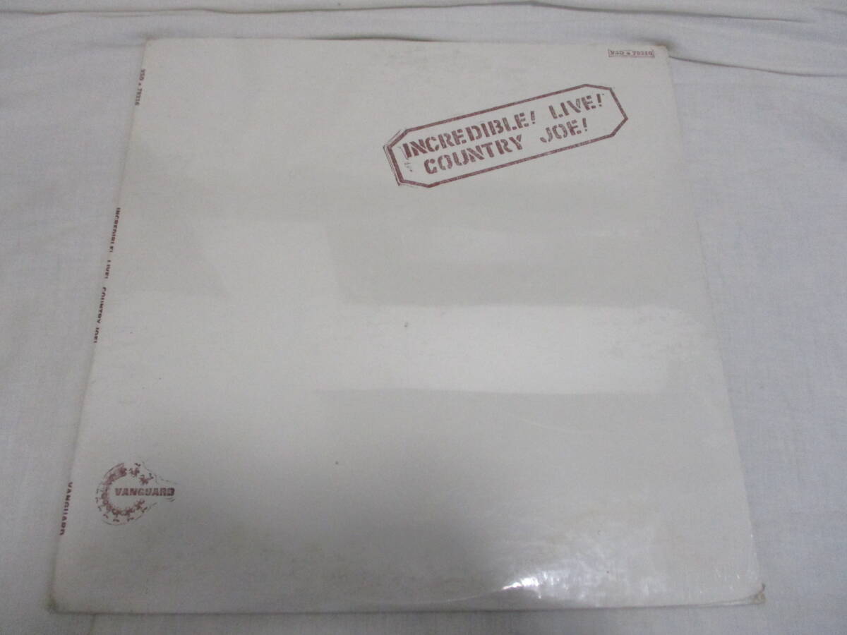 ( Country Joe & Fish ) Country Joe McDonald - Incredible Live カントリー・ジョー US LP 1972年 ファクトリー・シールド 未開封品拍卖