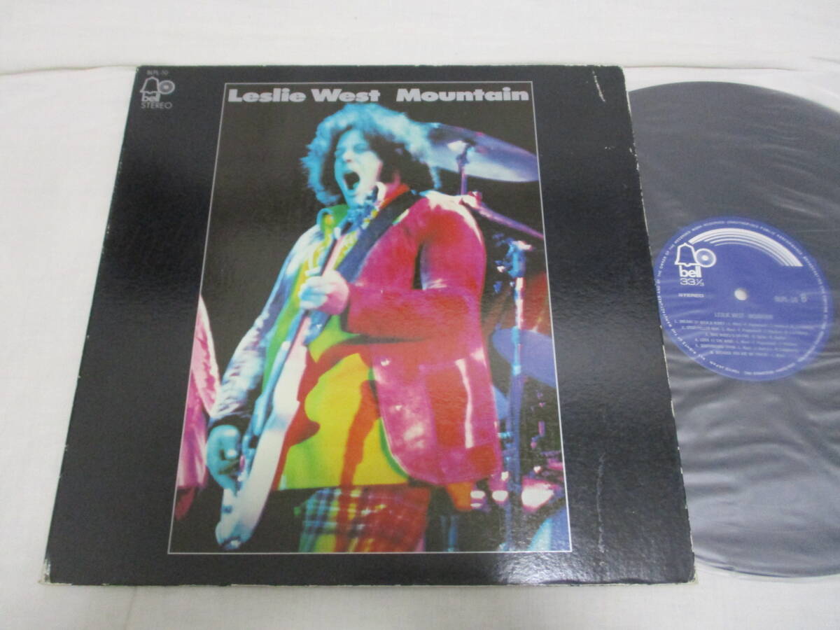 Leslie West - Mountain マウンテン 1st 国内 初期 LP 1972年プレス 独自ジャケット インサート拍卖
