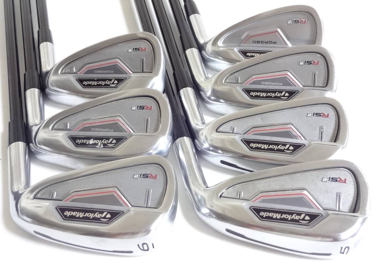 名器★良品税込【日本仕様】テーラーメイド Rsi2 FORGED アイアン★5~AW 7本★純正カーボンTM7-215(S)★拍卖