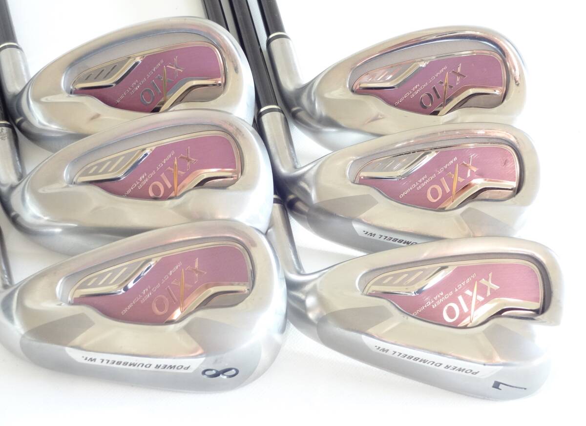 【送料無料】超美品税込★ダンロップ XXIO6 ゼクシオ 6代目 レディース アイアン★7~SW 6本★MP600(L)★グリップ全番手良好★拍卖
