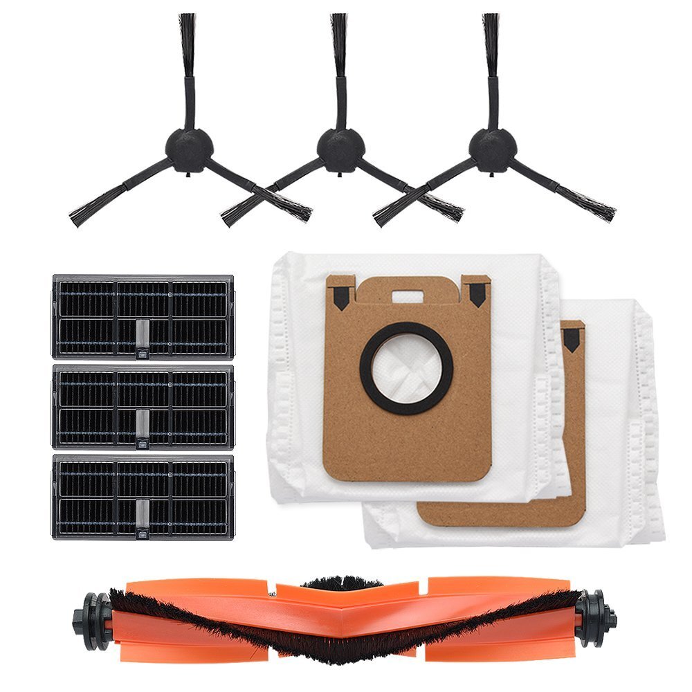 ●ドリーミー X30用【交換パーツ9点セット】互換品 サイドブラシ/メインブラシ/紙パック/フィルター拍卖