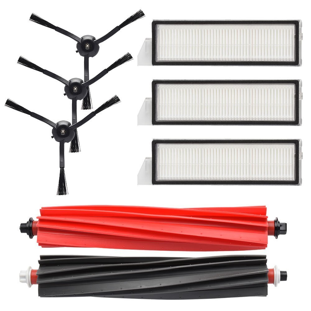 ●ロボロック用 S8 MaxV Ultra / S8 Max Ultra 対応 交換パーツ7点セット 互換品 (サイドブラシ/エアフィルターE/ デュアルメインブラシ)拍卖