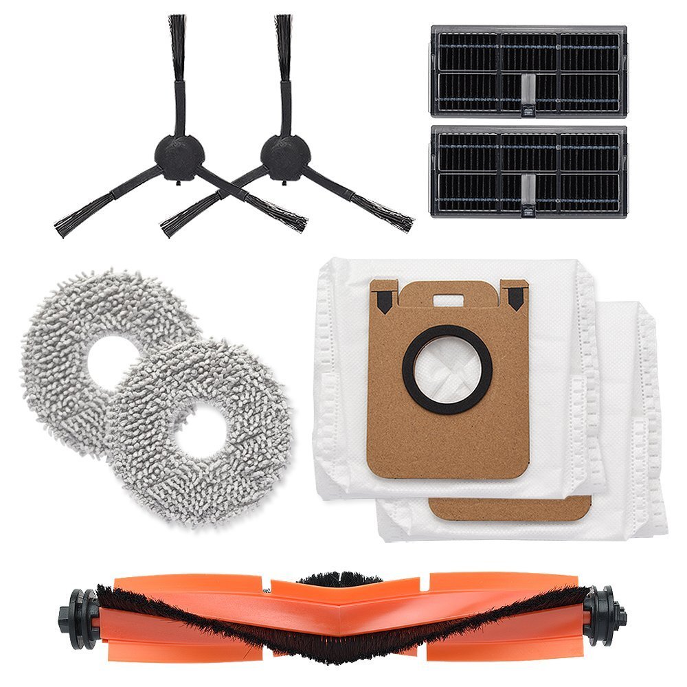 ●ドリーミー X30用【交換パーツ9点セット】互換品 サイドブラシ/メインブラシ/モップパッド/紙パック/フィルター拍卖