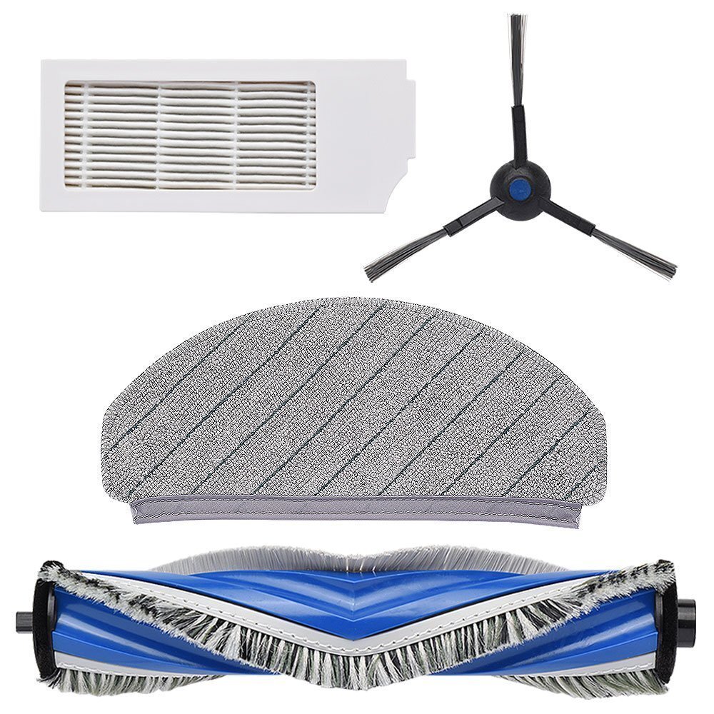 ●エコバックス【交換用消耗品4点セット】互換品 モップ/フィルター/サイドブラシ/メインブラシ N20/N20 PLUS/N20 PRO PLUS用拍卖