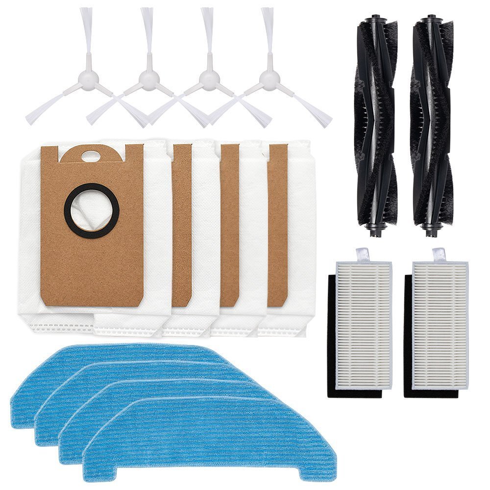 ●ニーボット Q11/N3対応 交換パーツ18点セット 互換品(サイドブラシ/フィルター/スポンジフィルター/クロス/メインブラシ/パック)拍卖