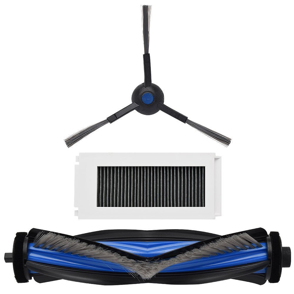 ●エコバックス【交換用消耗品3点セット】互換品 サイドブラシ/フィルター/メインブラシ N30 PRO OMNI / N20 MAX PLUS 用拍卖