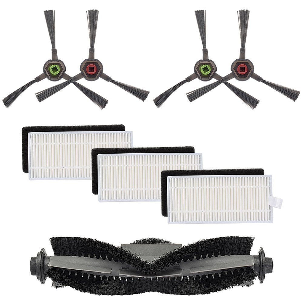 ●エアロボ P20用 交換パーツ6点セット 互換品 (サイドブラシ/フィルター/メインブラシ) ロボット掃除機拍卖