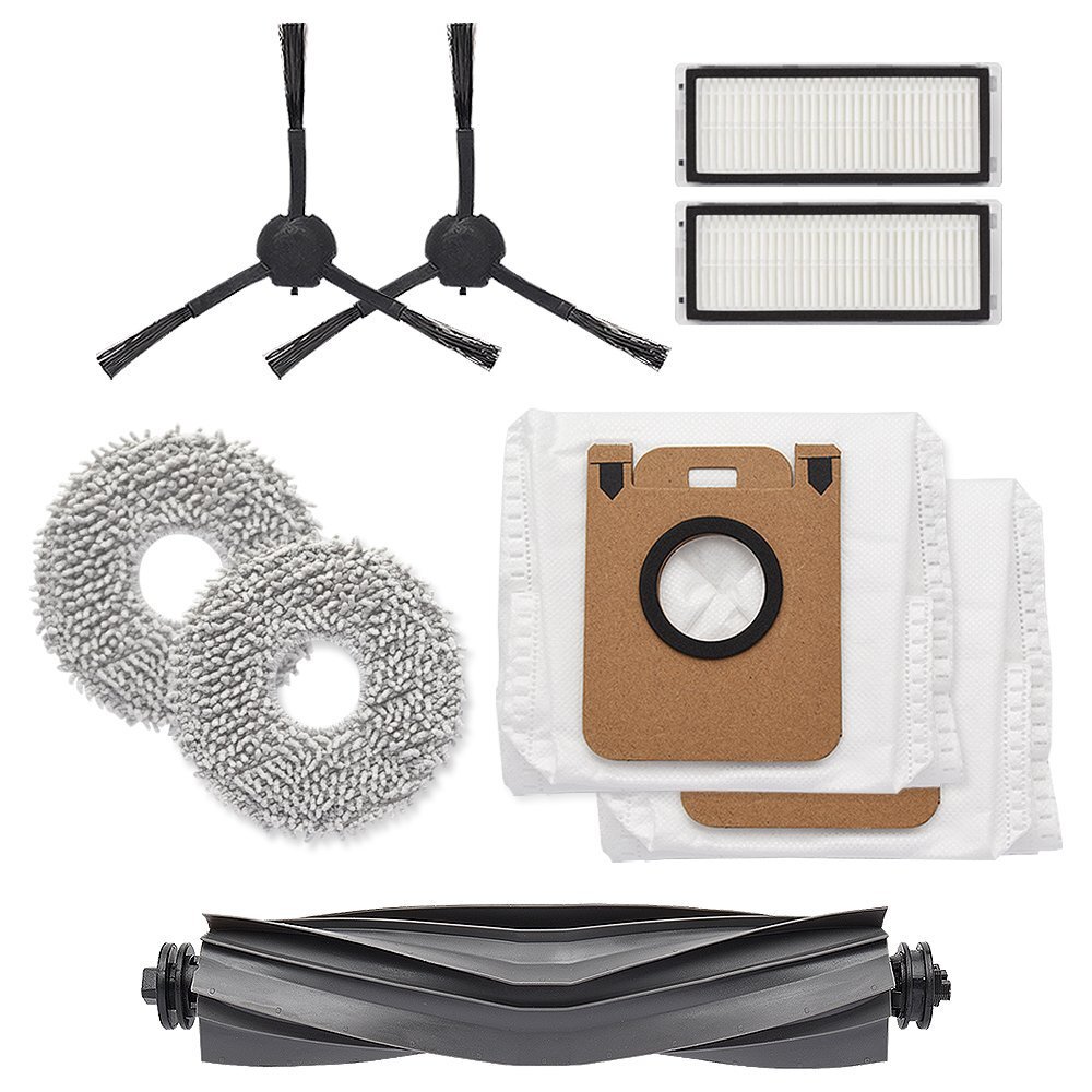 ●ドリーミー L20用【交換パーツ9点セット】互換品 サイドブラシ/メインブラシ/フィルター/モップパッド/紙パック拍卖