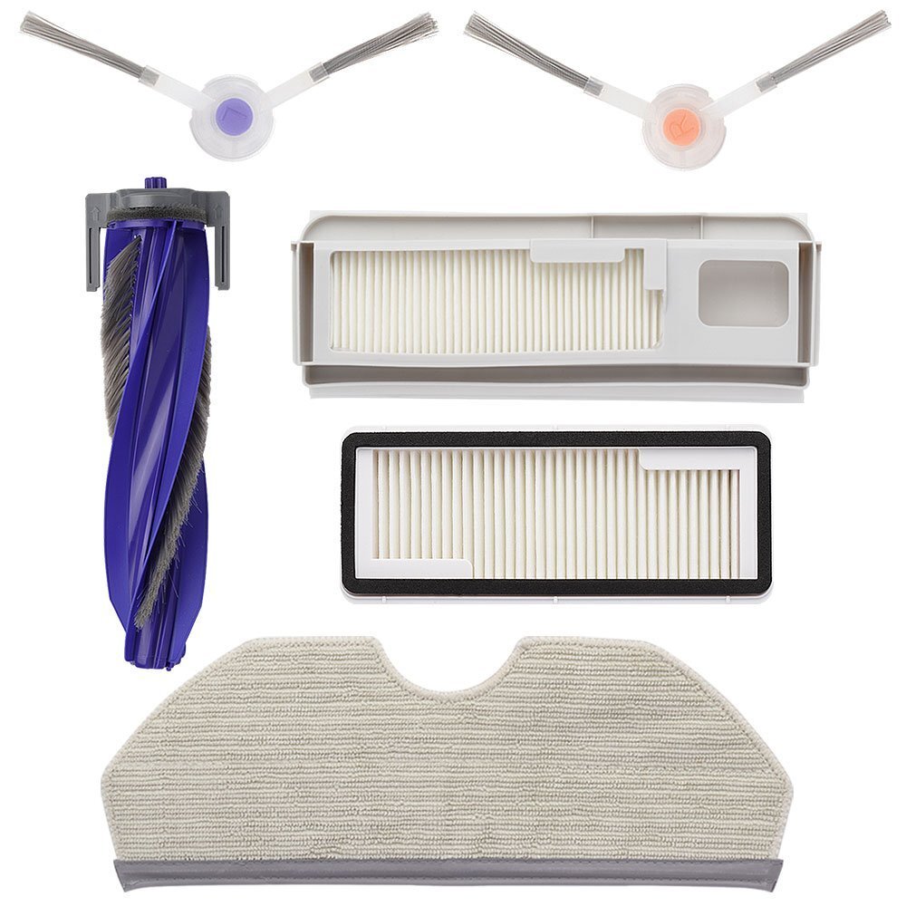 ナーワル Freo X Plus 用【交換パーツ5点】互換品 サイドブラシ/フィルター/フローティングブラシ/ダストバック/マイクロファイバーモップ拍卖