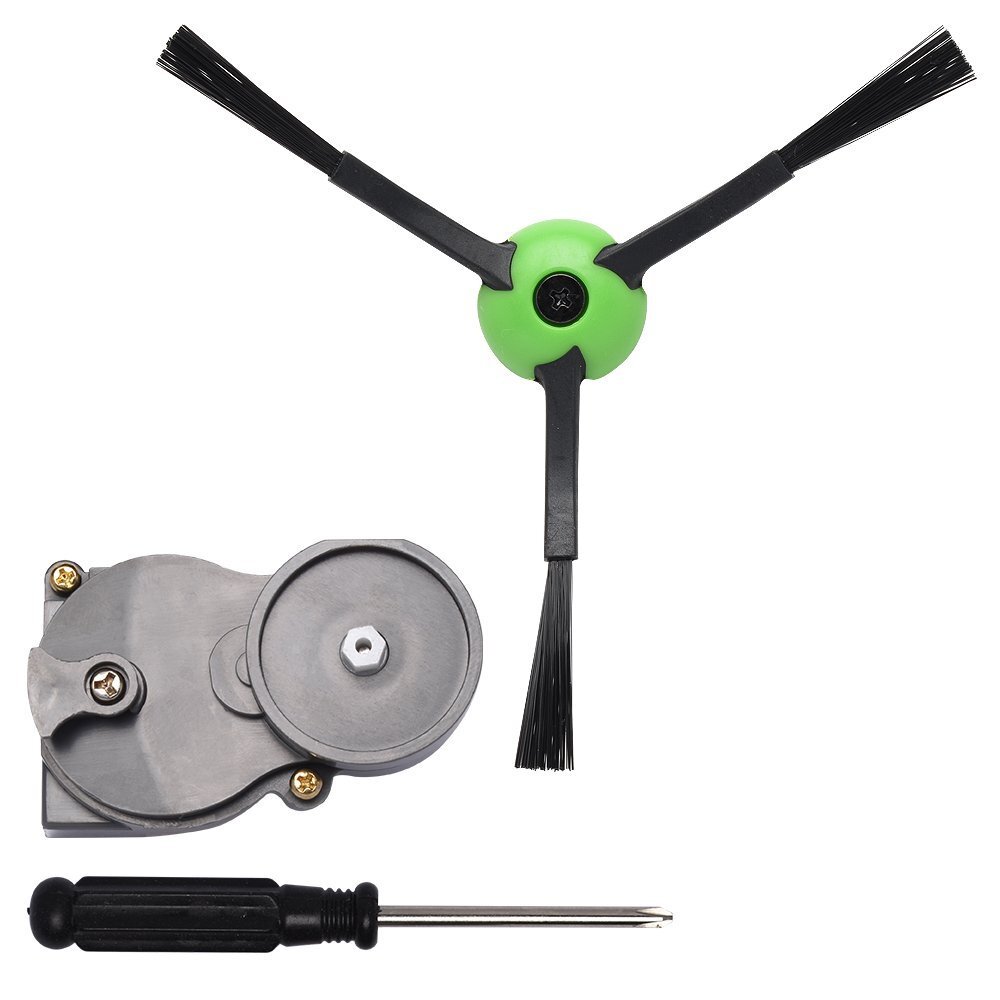 送料無料 ルンバ 【 サイドブラシ交換モーター(i7用互換品エッジクリーニングブラシ・専用ドライバー付き) 】 互換品拍卖