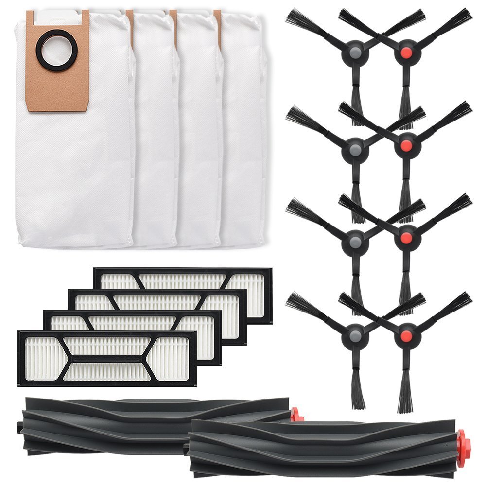 ユーフィー Robot Vacuum Omni S1 Pro 用 互換品【 消耗品14点セット 】交換用 ダストバッグ/サイドブラシ/フィルター/ 回転ブラシ拍卖