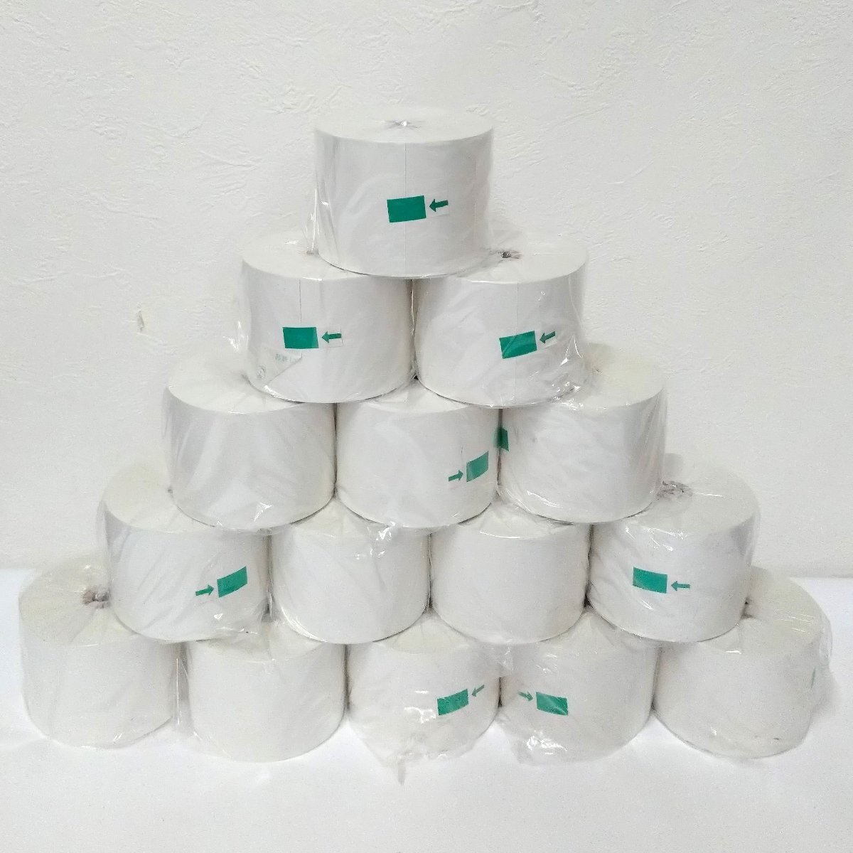 《 アウトレット・未使用品 》イラスト付 感熱ファンシーレジロール紙 58×80×12 【 おだいじに ×15巻 】※リサイクル箱配送拍卖