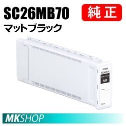 EPSON 純正インクカートリッジ SC26MB70 マットブラック 700ml (SC-P6550D/SC-P6550DE/SC-P6550E/SC-P8550D)拍卖