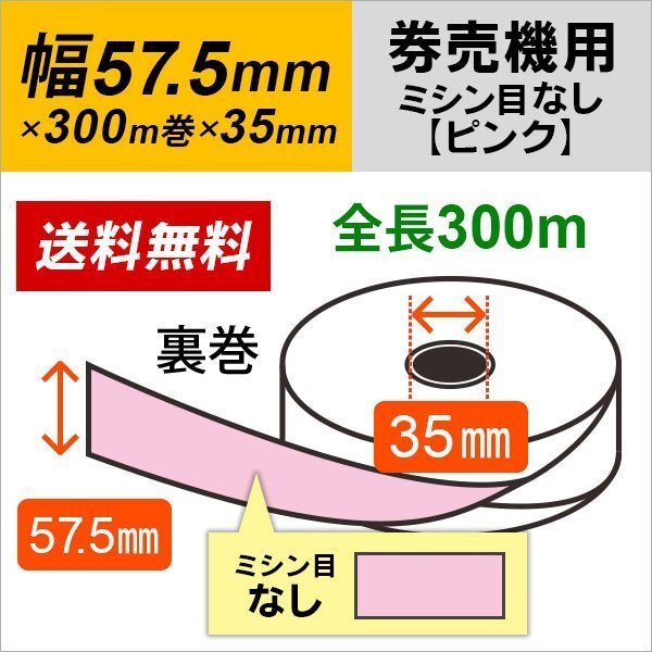 芝浦 TA-FXシリーズ (TA-FX20NN2/TA-FX10NN2/TA-FX20KN2/TA-FX10KN2/TA-FX20VN2/TA-FX10VN2) 対応 汎用券売機用ロール紙 裏巻 150μ (5巻)拍卖