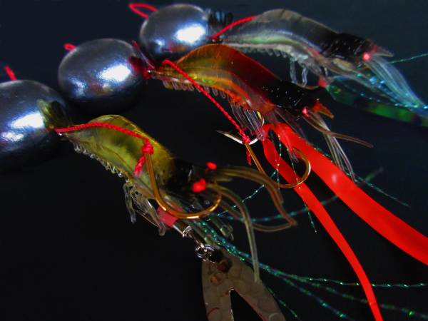 送料無料!即決!選べる玉付きでお得【鯛ラバ シュリンプとケイムラ玉3個付き3色完全セット 】真鯛 タイラバ仕掛けダイワがまかつシマノ拍卖