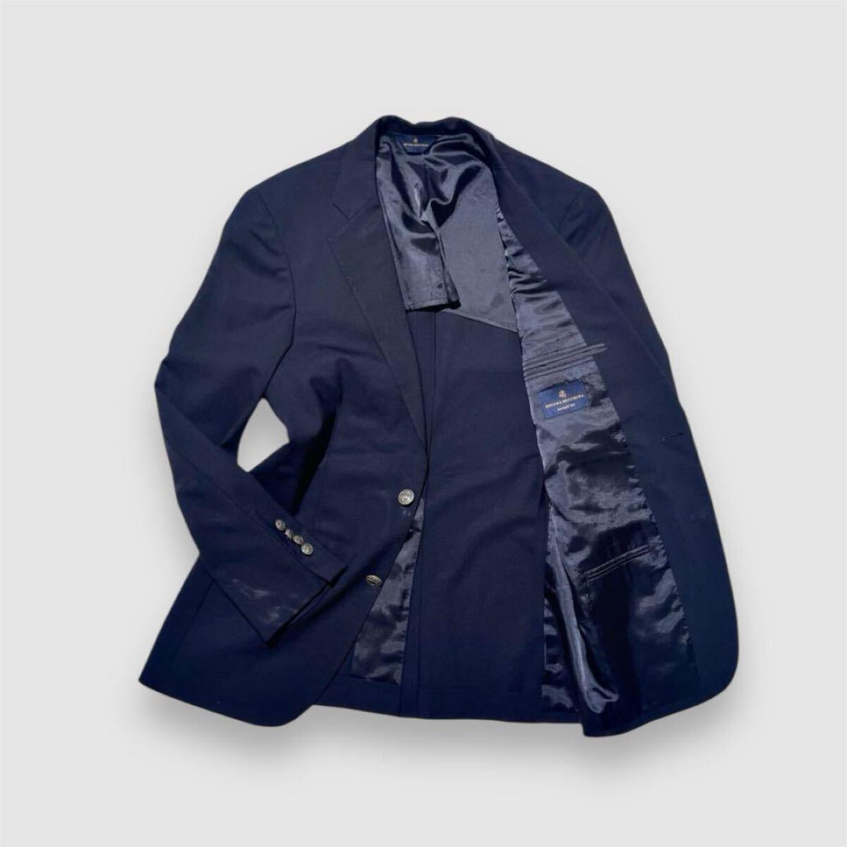 Brooks Brothers【至高の逸品】ブルックスブラザーズ 紺ブレ ブレザー テーラードジャケット ネイビー L相当 C08拍卖